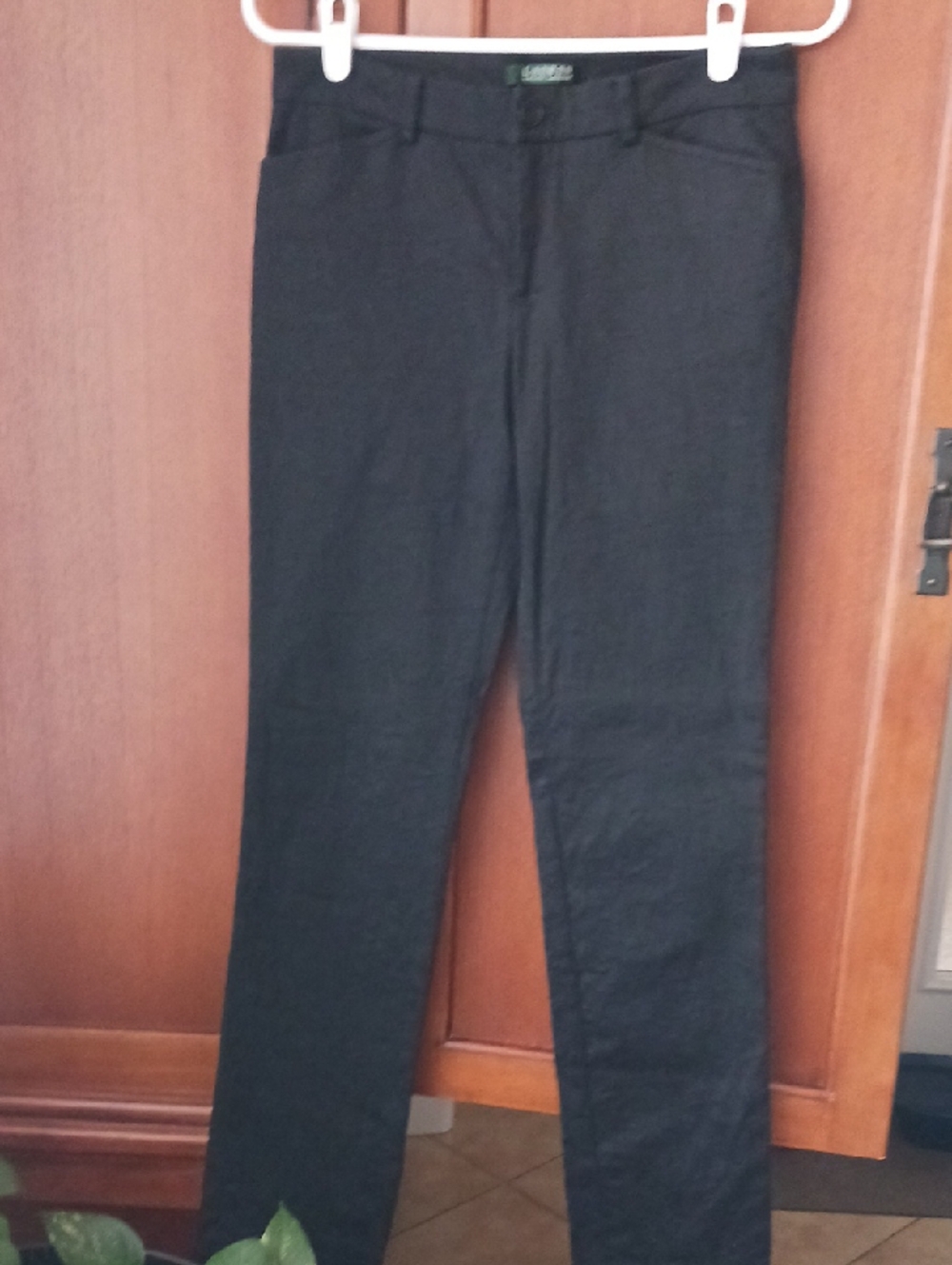 Stylish Ralph Lauren Black Jacquard Dress Pants